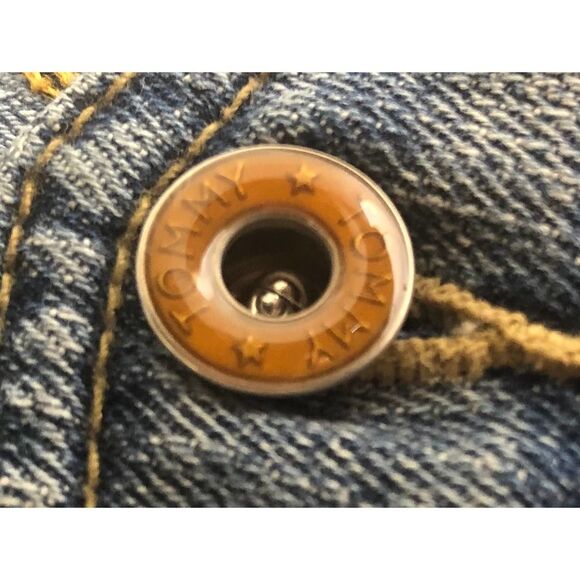 Tommy Jeans Size 3 Luy Luy Bermuda Denim Juniors Bermuda Cuffed Zipper Button - Picture 5 of 13